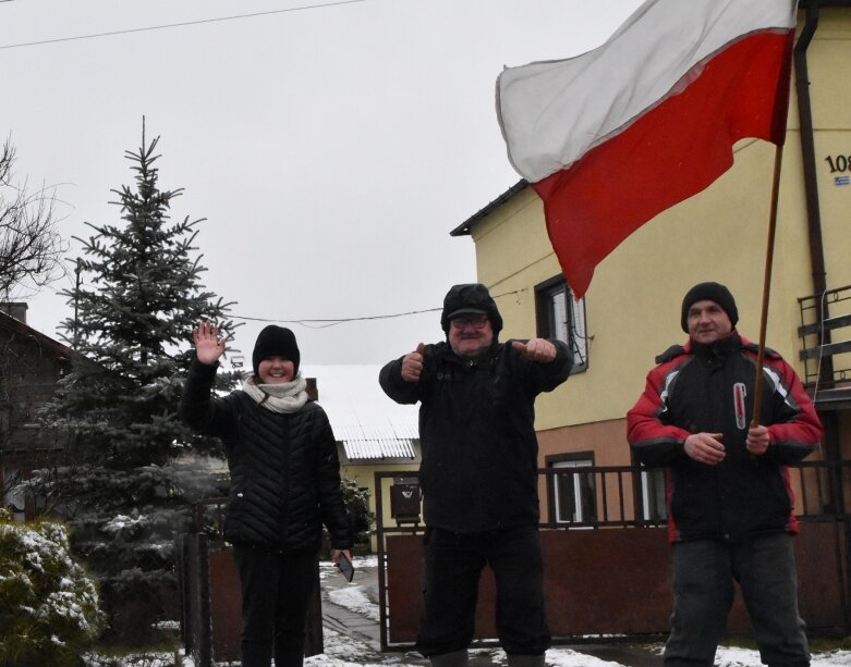  300 traktorów przejechało z Rawy do Głuchowa 