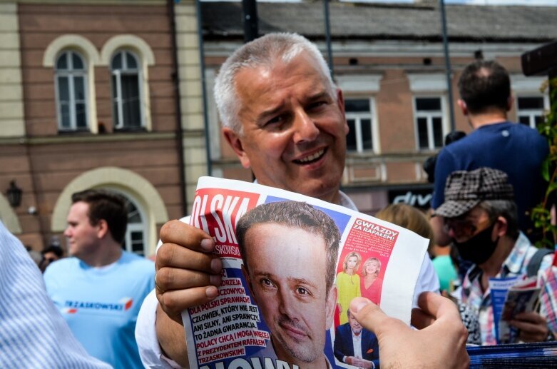  Rafał Trzaskowski w Skierniewicach wzywa kontrkandydata do debaty 