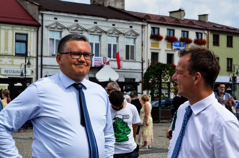  Rafał Trzaskowski w Skierniewicach wzywa kontrkandydata do debaty 