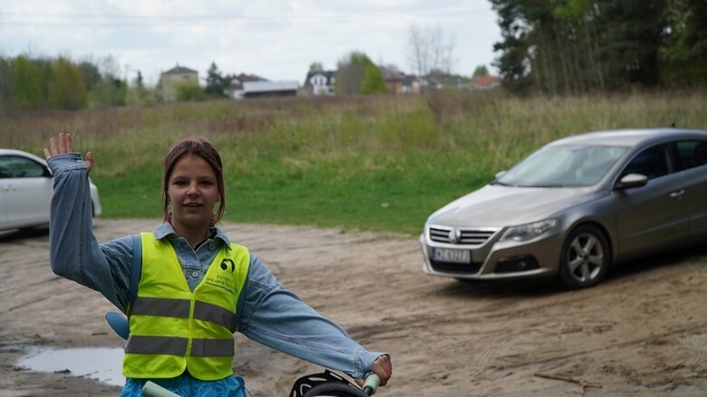  Bezpiecznie na rowerze. Cezary Zamana gościł w Skierniewicach 