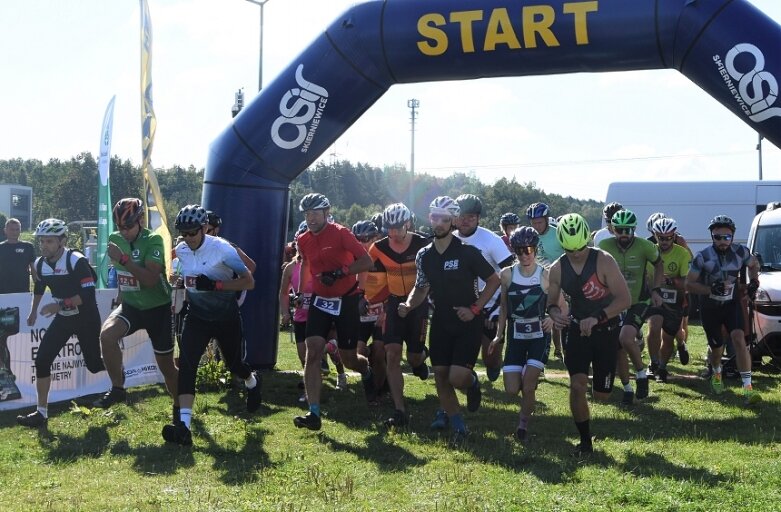  Cross Triathlon Skierniewice, zwycięstwo Mateusza Matusiaka  