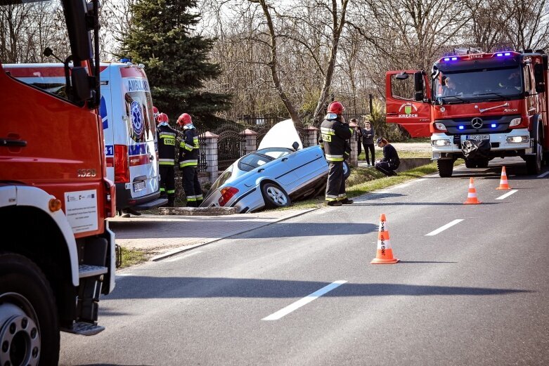  Czołowe zderzenie w Krężcach 