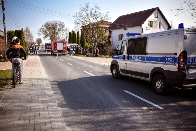  Czołowe zderzenie w Krężcach 