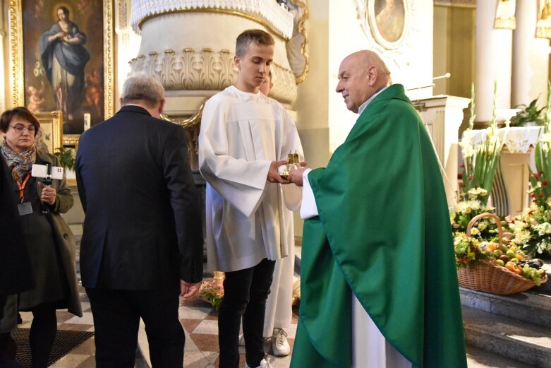  Dożynki w kościele św. Jakuba. Dziękowano za plony 