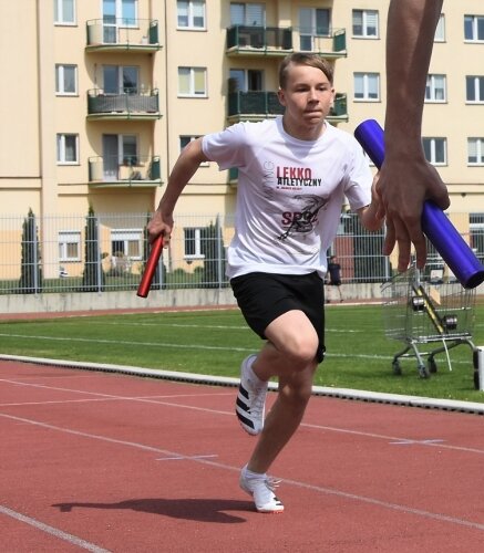  Drużynowa lekka atletyka na stadionie przy ulicy Tetmajera 