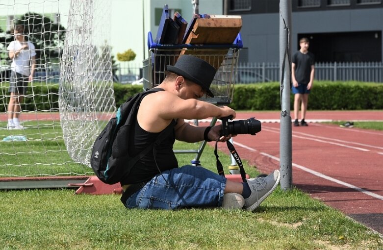  Drużynowa lekka atletyka na stadionie przy ulicy Tetmajera 