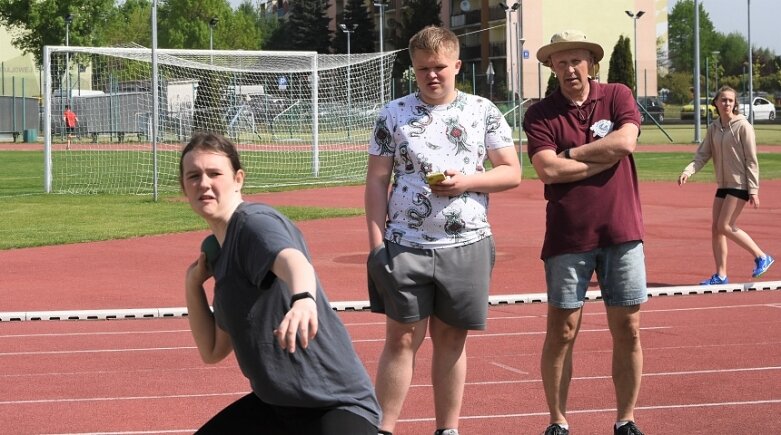  Drużynowa lekka atletyka na stadionie przy ulicy Tetmajera 