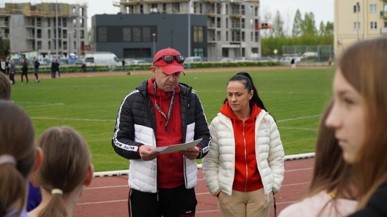  Festiwal sztafet na stadionie przy ulicy Tetmajera 