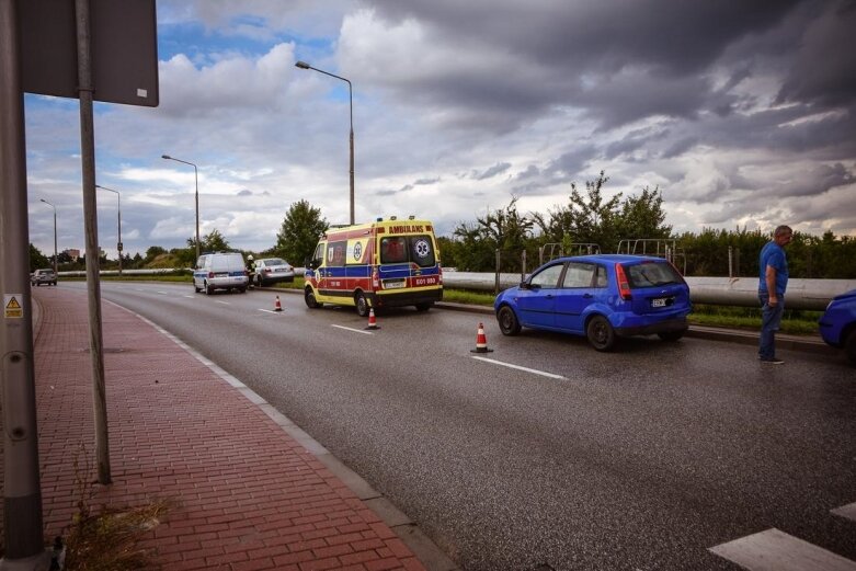  Groźna kolizja na Rataja [ZDJĘCIA] 