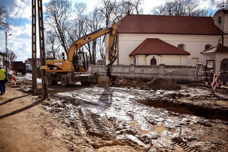  Jak wygląda ulica Rawska w przebudowie 