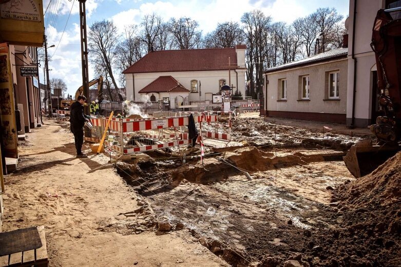  Jak wygląda ulica Rawska w przebudowie 