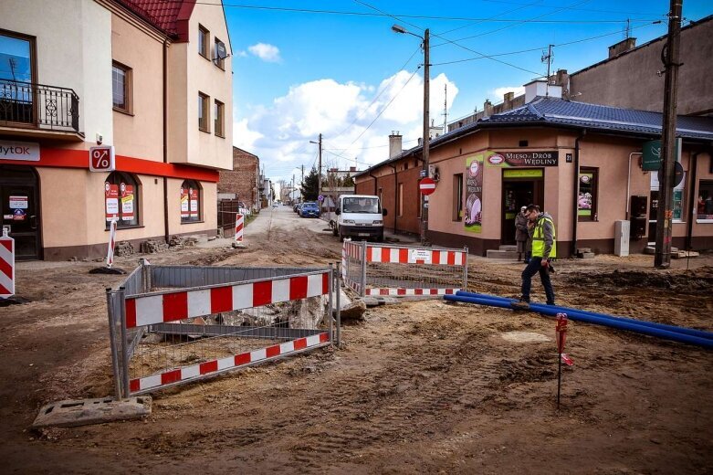  Jak wygląda ulica Rawska w przebudowie 