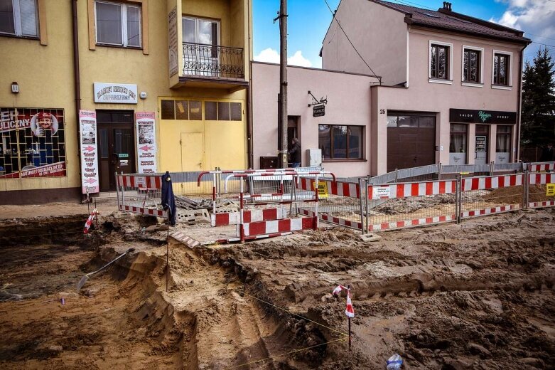  Jak wygląda ulica Rawska w przebudowie 