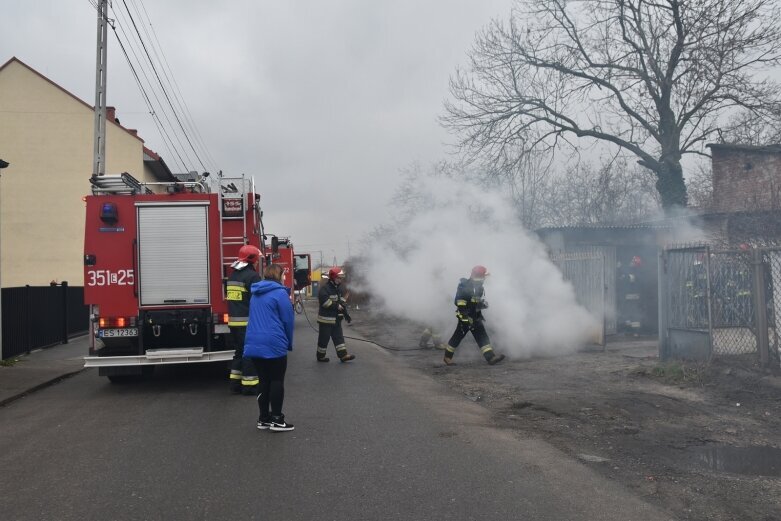  Niewielki pożar w centrum Skierniewic 