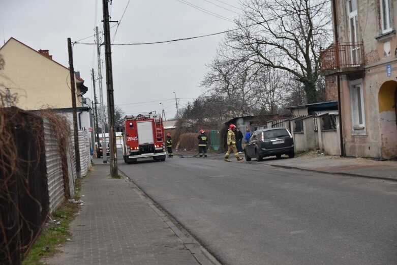  Niewielki pożar w centrum Skierniewic 