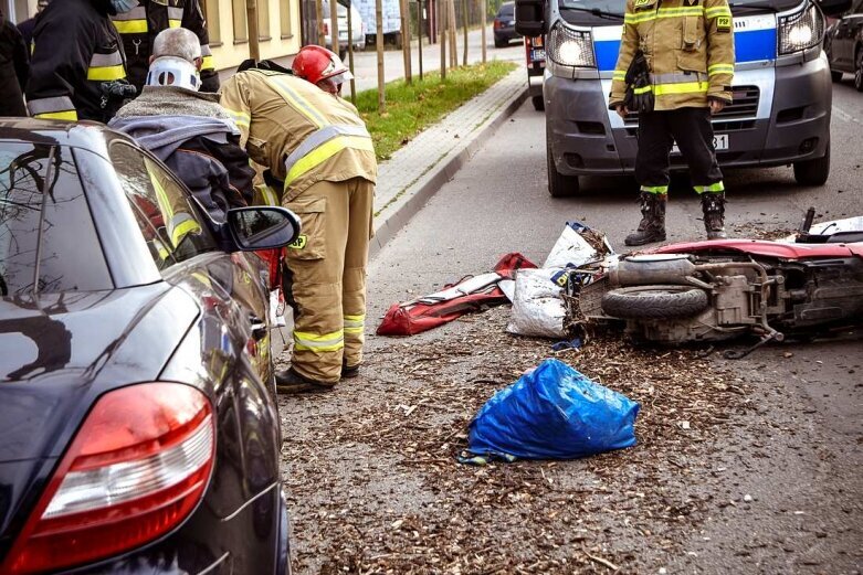  Potrącony motorowerzysta na ulicy Batorego 