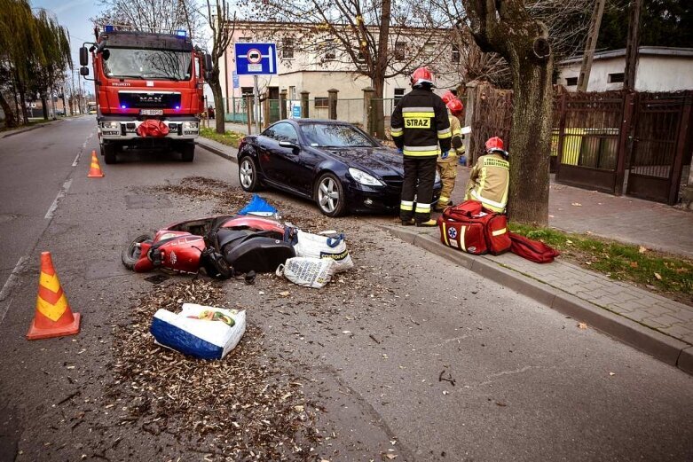  Potrącony motorowerzysta na ulicy Batorego 