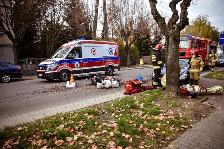  Potrącony motorowerzysta na ulicy Batorego 