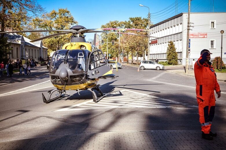  Poważny wypadek pod starostwem w Skierniewicach 