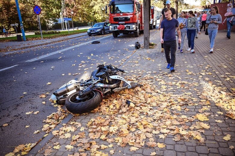  Poważny wypadek pod starostwem w Skierniewicach 