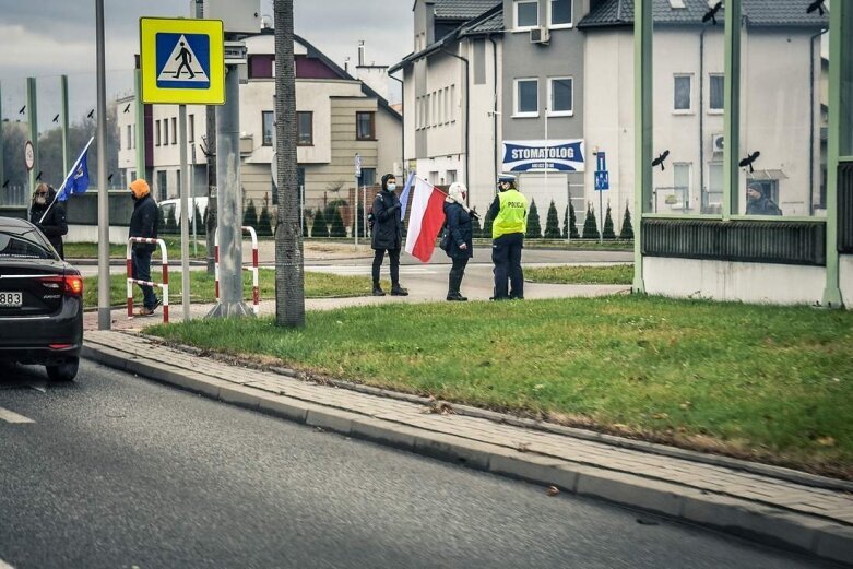  Samochodowy strajk kobiet w Skierniewicach [ZDJĘCIA, FILM] 