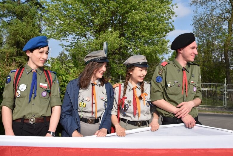  Setki mieszkańców na obchodach Dnia Flagi w Skierniewicach 