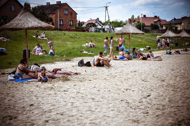  Słoneczny weekend nad zalewem Zadębie 