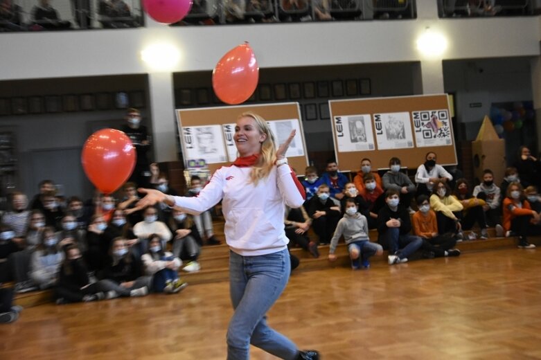  Spotkanie z medalistką olimpijską! Agnieszka Kobus-Jaworska gościem SP nr 9! 