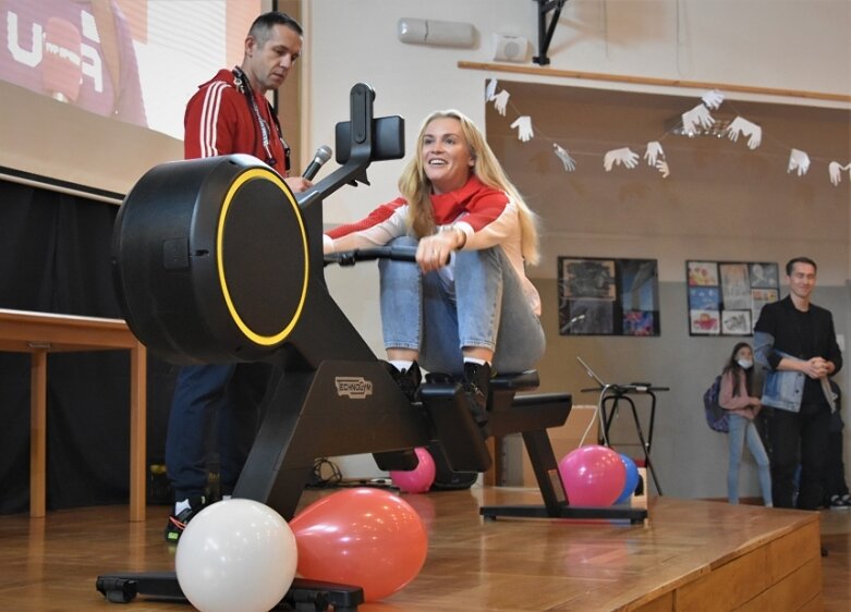  Spotkanie z medalistką olimpijską! Agnieszka Kobus-Jaworska gościem SP nr 9! 