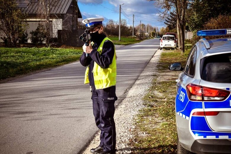  Trwa akcja Prędkość skierniewickiej policji 