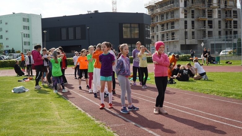  Trwa lekkoatletyczna wiosna na stadionie przy ulicy Tetmajera 