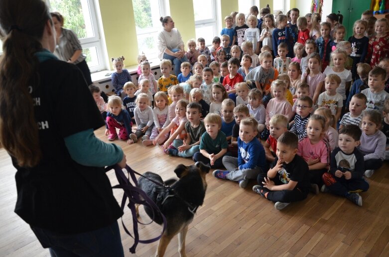  W Przedszkolu numer 1 w Skierniewicach pojawił się niecodzienny gość  