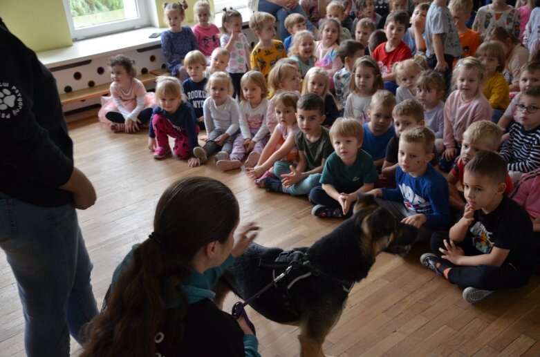  W Przedszkolu numer 1 w Skierniewicach pojawił się niecodzienny gość  