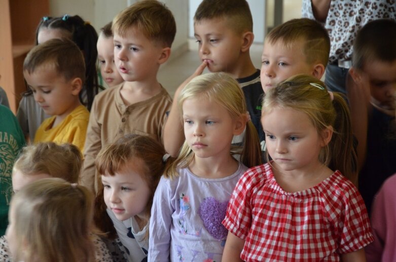  W Przedszkolu numer 1 w Skierniewicach pojawił się niecodzienny gość  