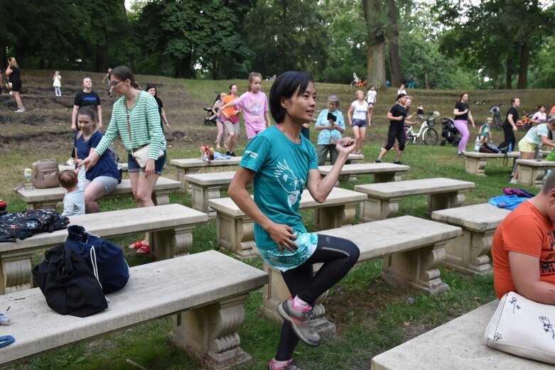  Wakacyjna zumba wróciła do parku 