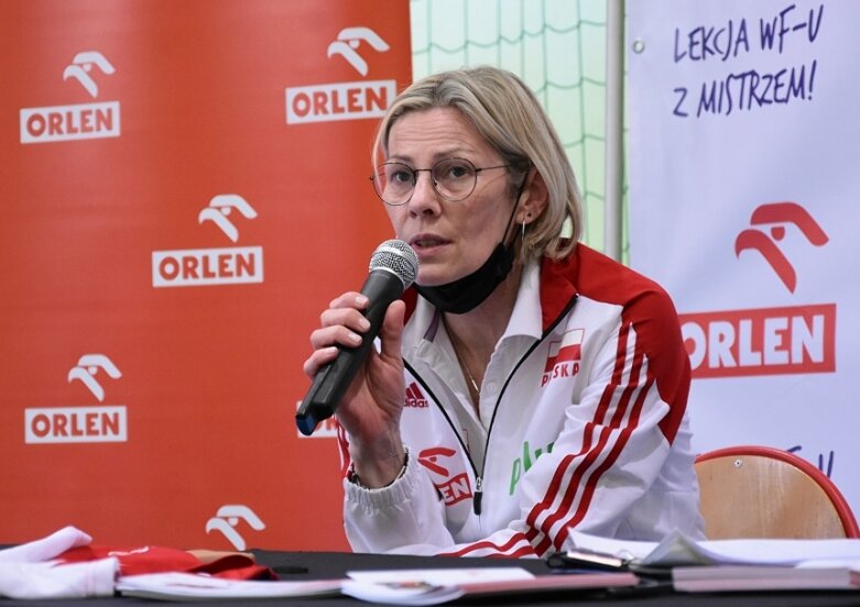  Wybitna polska siatkarka Dorota Świeniewicz z wizytą w Skierniewicach 