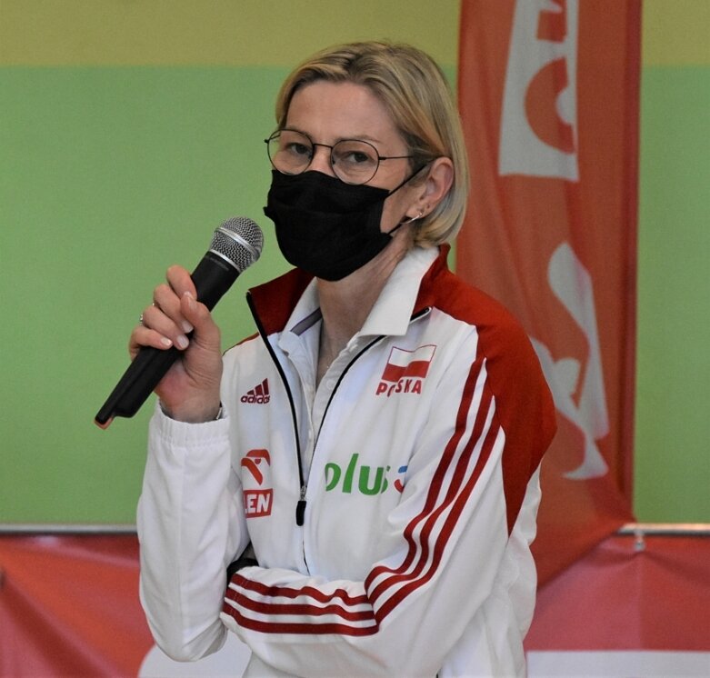  Wybitna polska siatkarka Dorota Świeniewicz z wizytą w Skierniewicach 