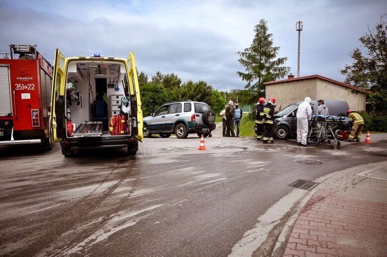  Wypadek na osiedlu Rawka w Skierniewicach 