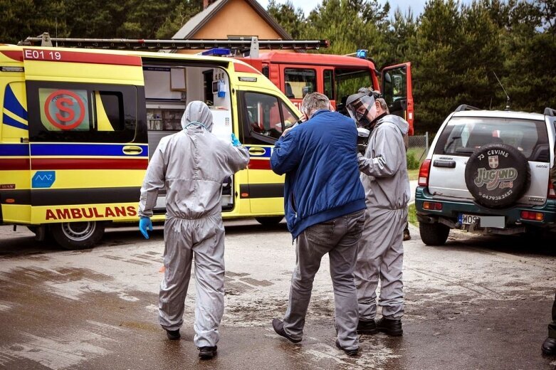  Wypadek na osiedlu Rawka w Skierniewicach 