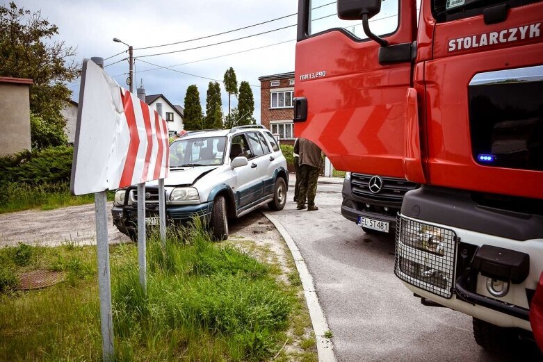  Wypadek na osiedlu Rawka w Skierniewicach 