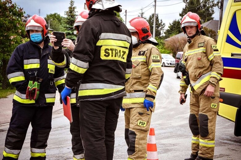  Wypadek na osiedlu Rawka w Skierniewicach 