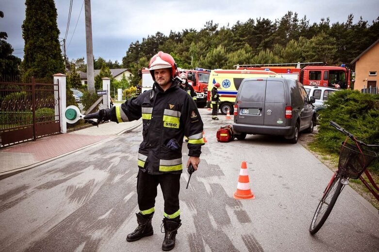  Wypadek na osiedlu Rawka w Skierniewicach 