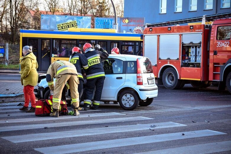  Wypadek na skrzyżowaniu Sienkiewicza i Sobieskiego 