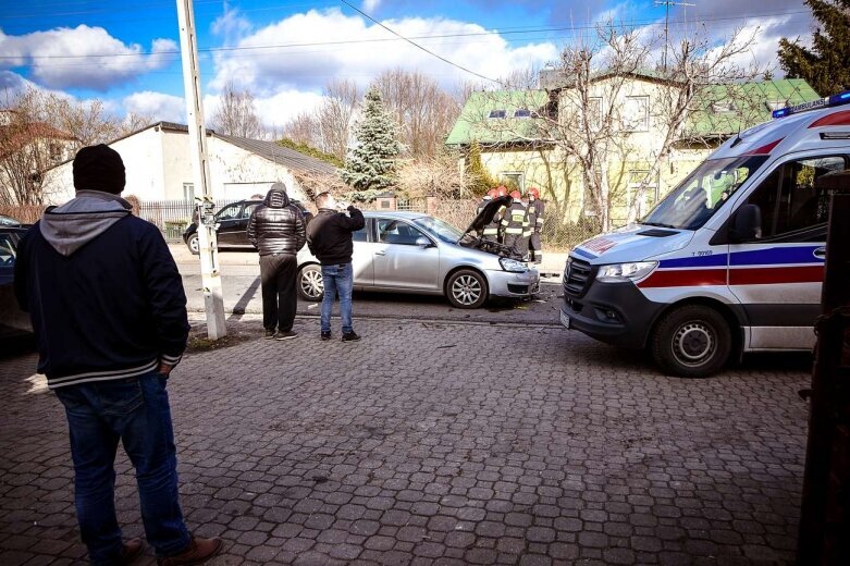  Wypadek na ulicy Kościuszki w Skierniewicach 