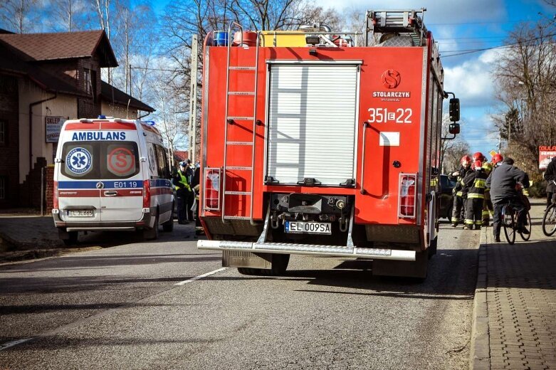  Wypadek na ulicy Kościuszki w Skierniewicach 