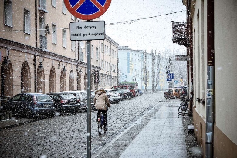  Zima przypomniała sobie o Skierniewicach [ZDJĘCIA] 