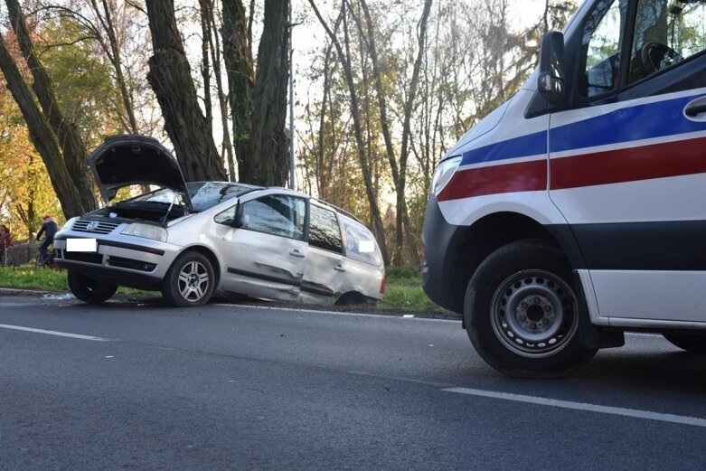  Zjechała na przeciwny pas ruchu 