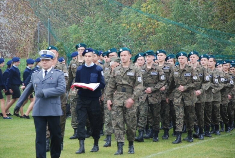  Ślubowanie w bolimowskiej Mundurówce 