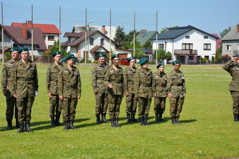  Ślubowanie w bolimowskiej mundurówce 