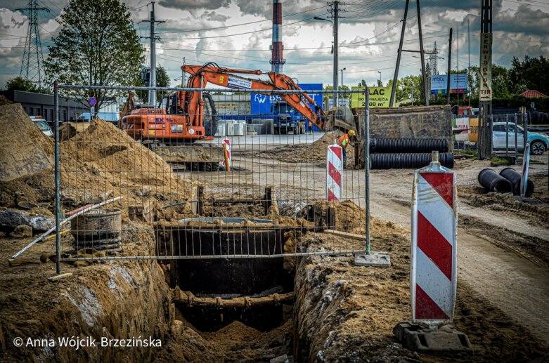  Skierniewice: Do końca czerwca rondo ul. Skłodowskiej z Czerwoną będzie gotowe 